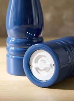 Rubber wood salt and pepper mills