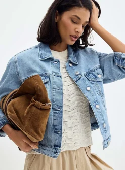 Ruby boxy-fit jean jacket