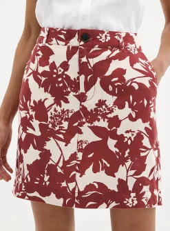 Ruby garden pure linen skort