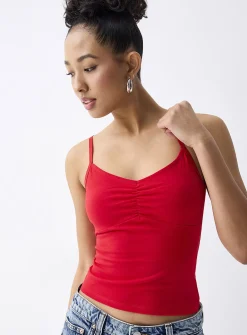 Ruched centre cami