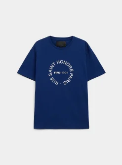 Rue Saint Honoré circular-logo T-shirt