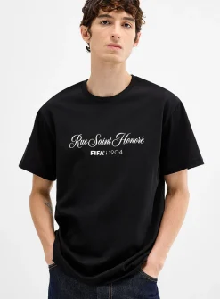 Rue Saint Honoré cursive signature T-shirt