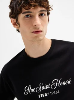 Rue Saint Honoré cursive signature T-shirt