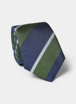 Rugby-stripe tie