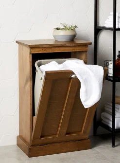 Rustic tilt bin