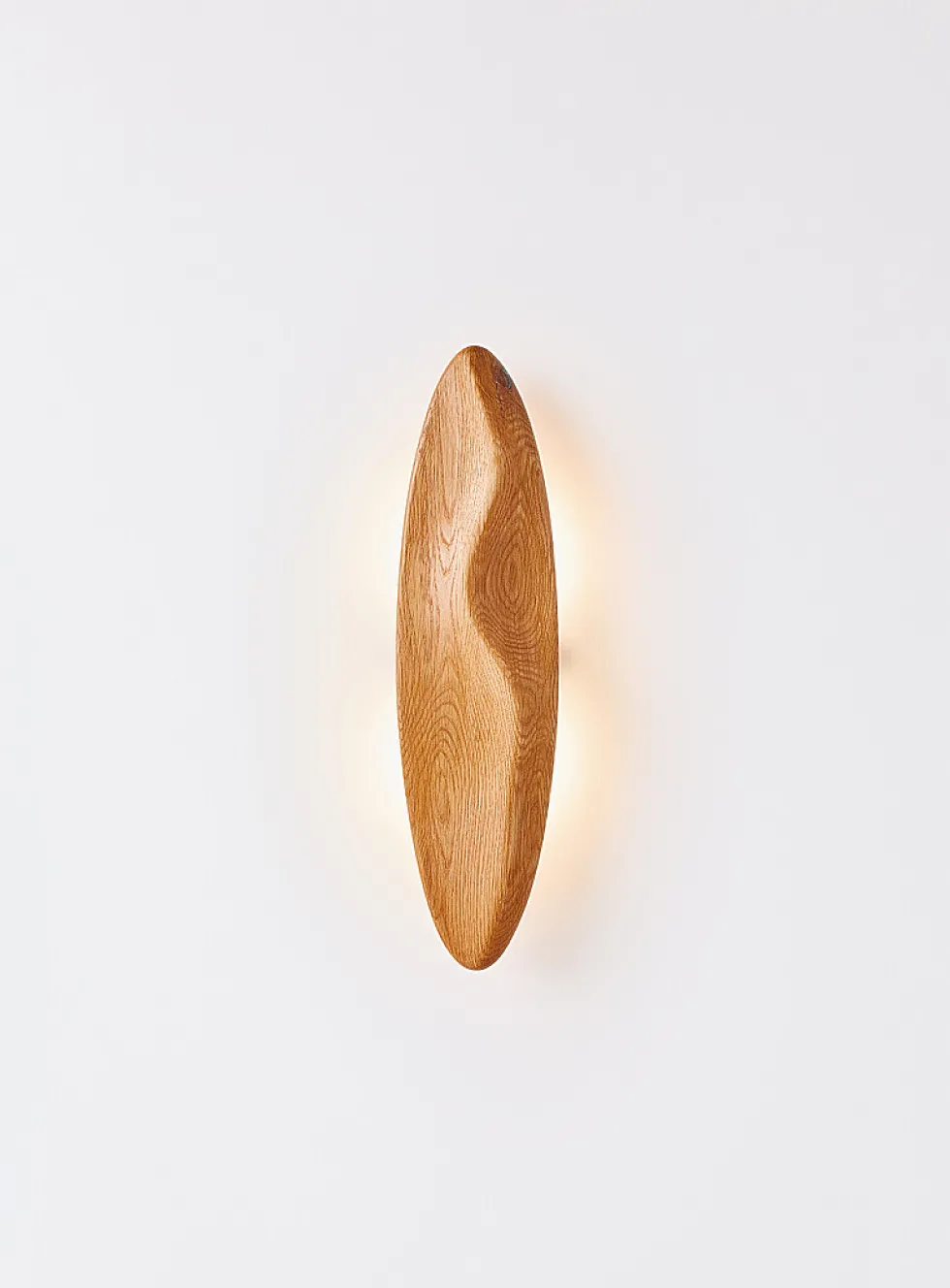Sablier oak wall sconce