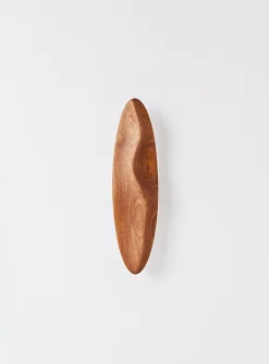 Sablier walnut wall sconce