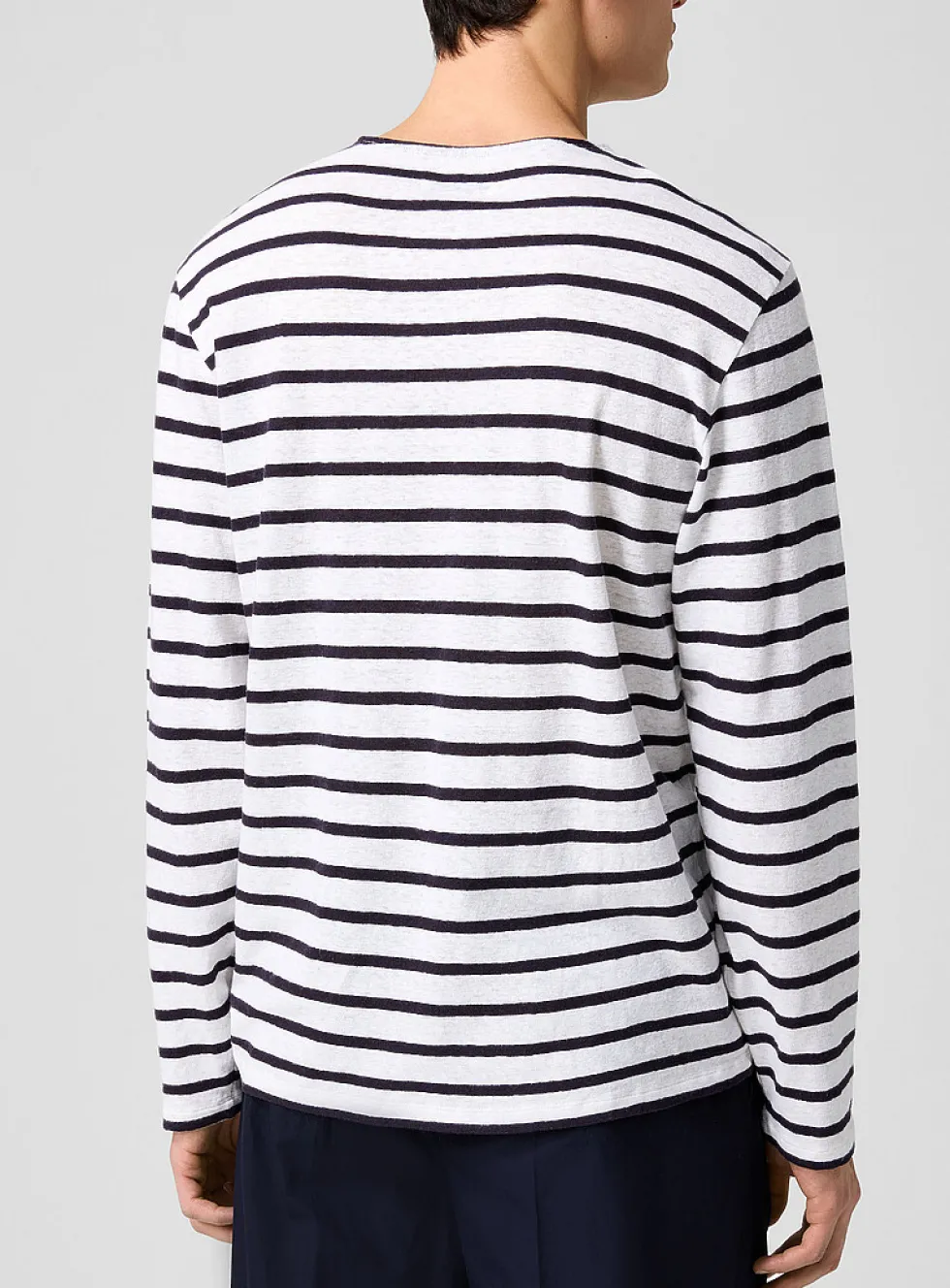 Sailor stripes long-sleeve T-shirt