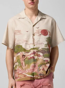 Sailor's Delight painted landscape shirt