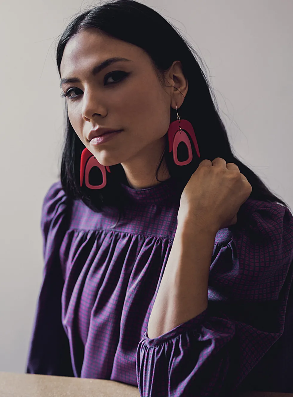 Salish chandelier earrings