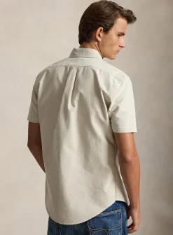 Sand Oxford shirt