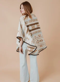 Sand reversible shawl