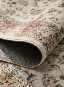 Sand-coloured Persian heritage hallway rug