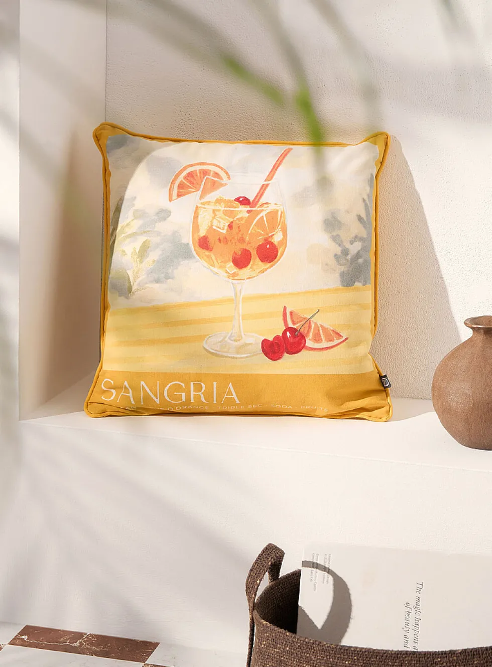 Sangria cocktail outdoor removable-cover cushion