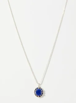 Sapphire pendant necklace