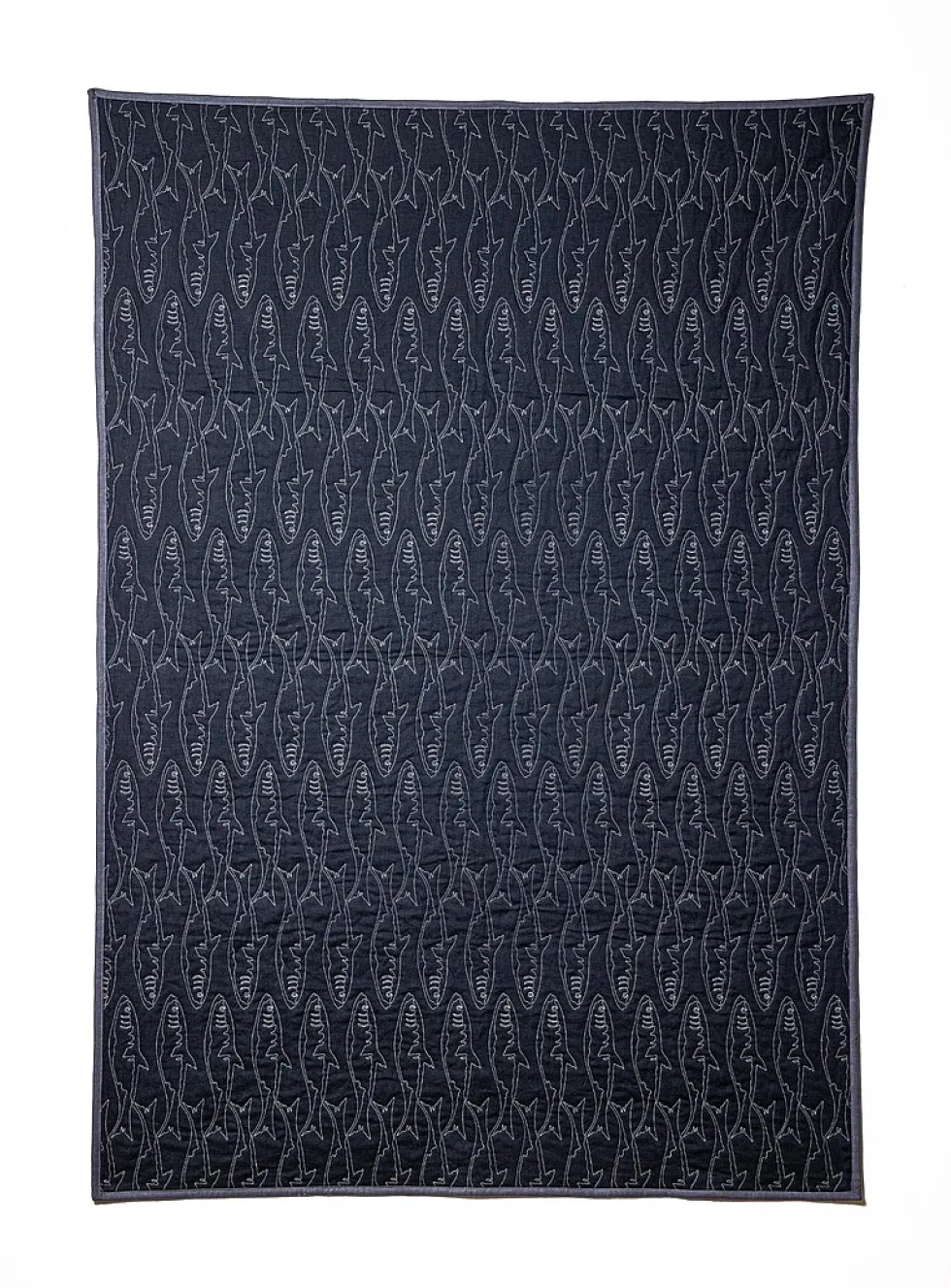 Sardines quilt throw
