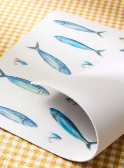 Sardines vinyl placemats