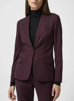 Sasha stretch cool wool fitted blazer