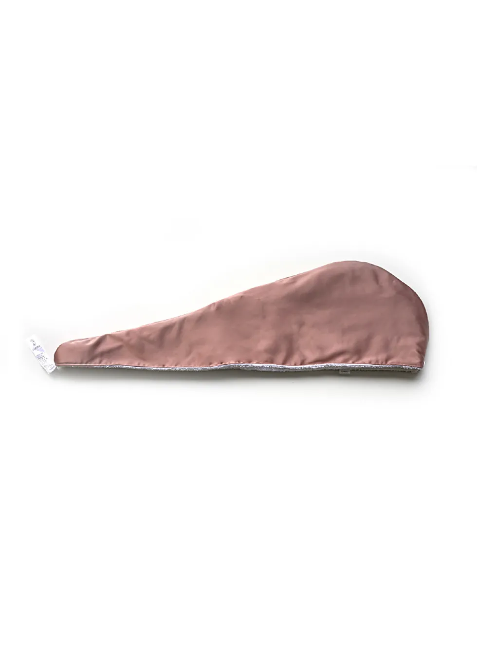 Satiny hair towel