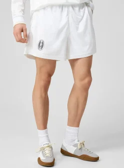Satiny pattern flowy short