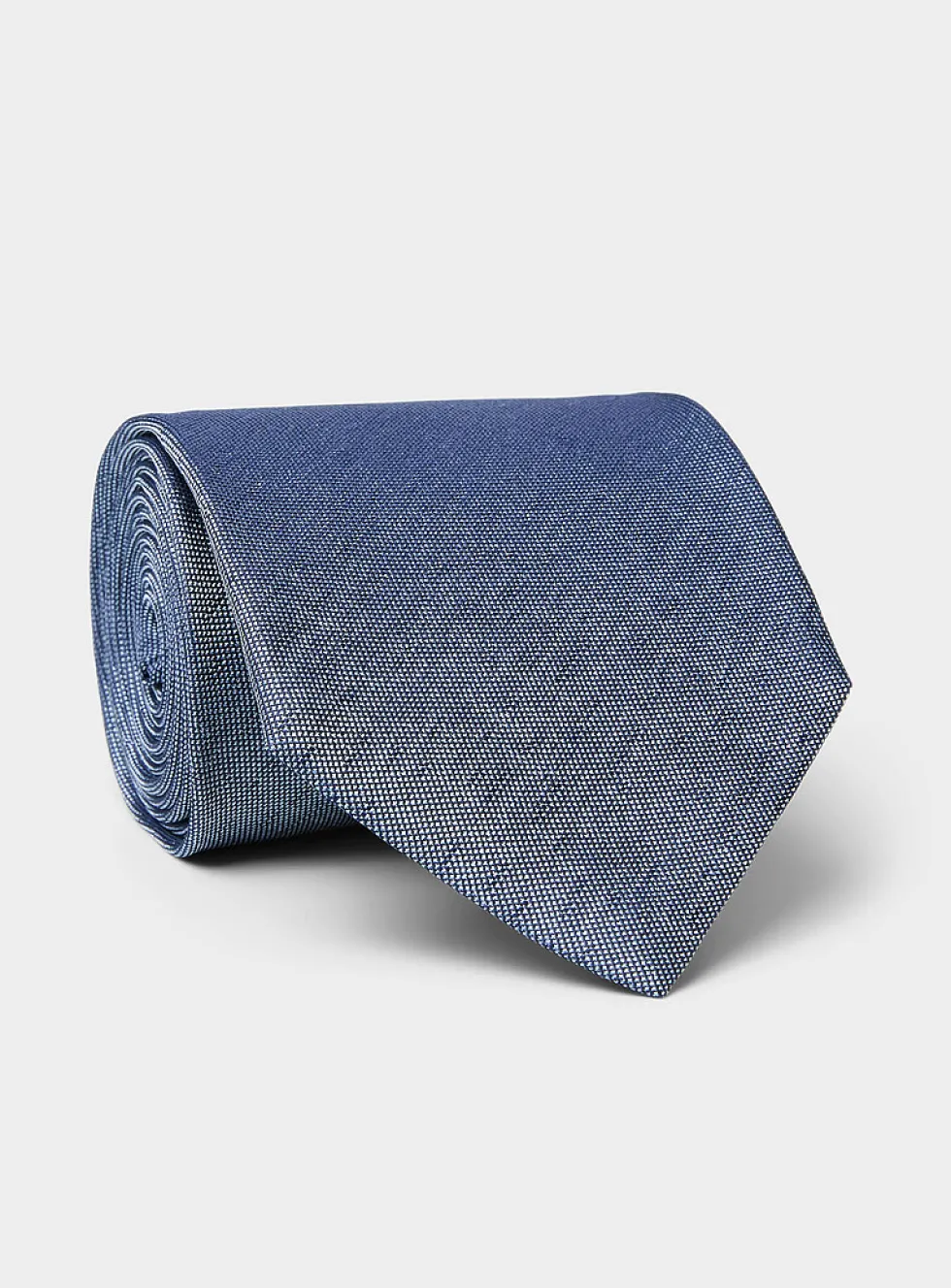 Satiny piqué tie