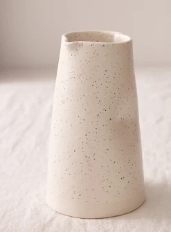 Satiny porcelain carafe