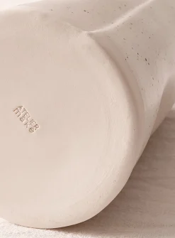 Satiny porcelain carafe