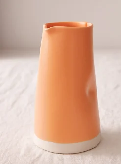 Satiny porcelain carafe