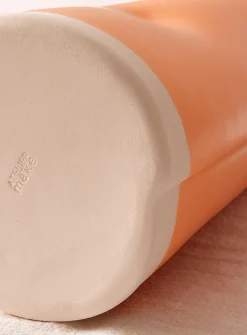 Satiny porcelain carafe