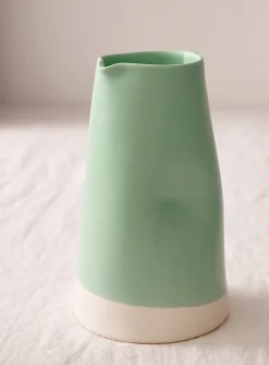 Satiny porcelain carafe