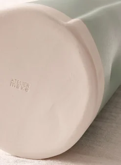 Satiny porcelain carafe