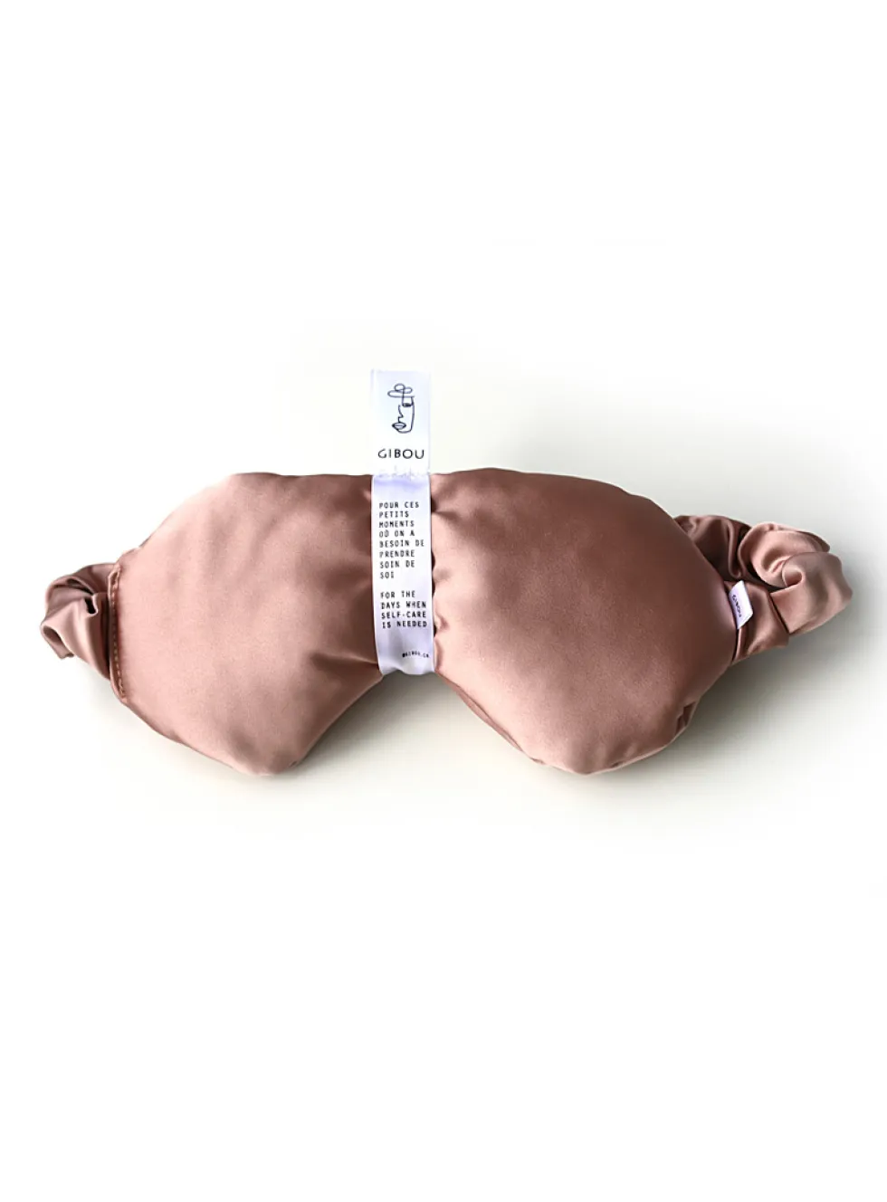 Satiny sleeping mask