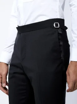 Satiny-accent Tenuta RWS pant