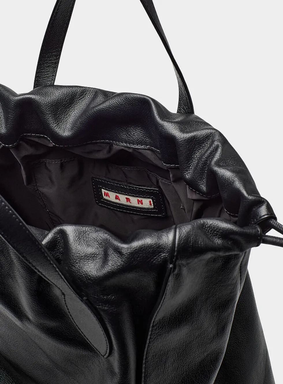 Scrunchie leather boho bag