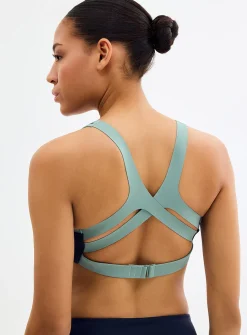 Sculpture Boom cross-strap bralette
