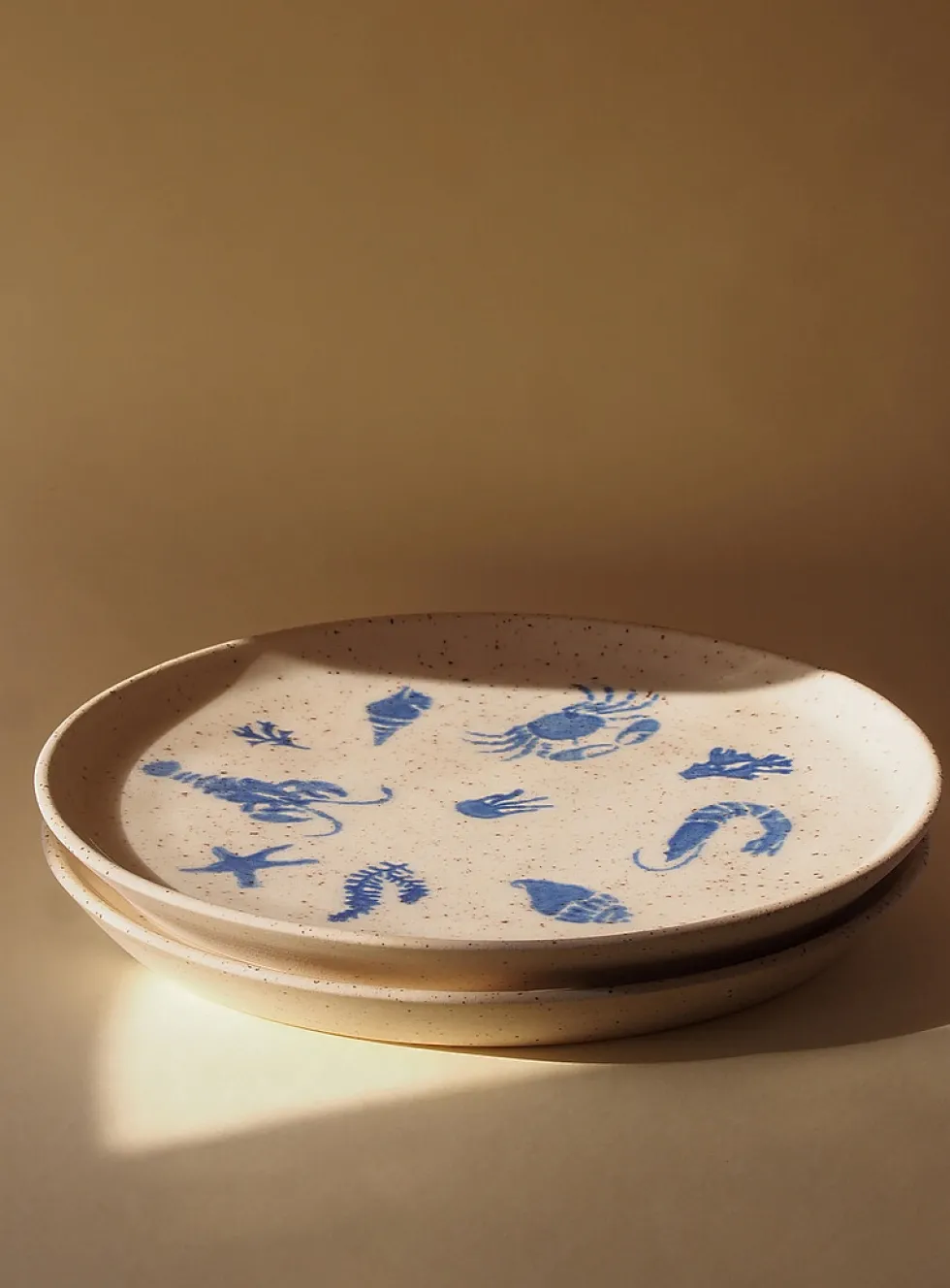 Sea Shack ceramic plates set