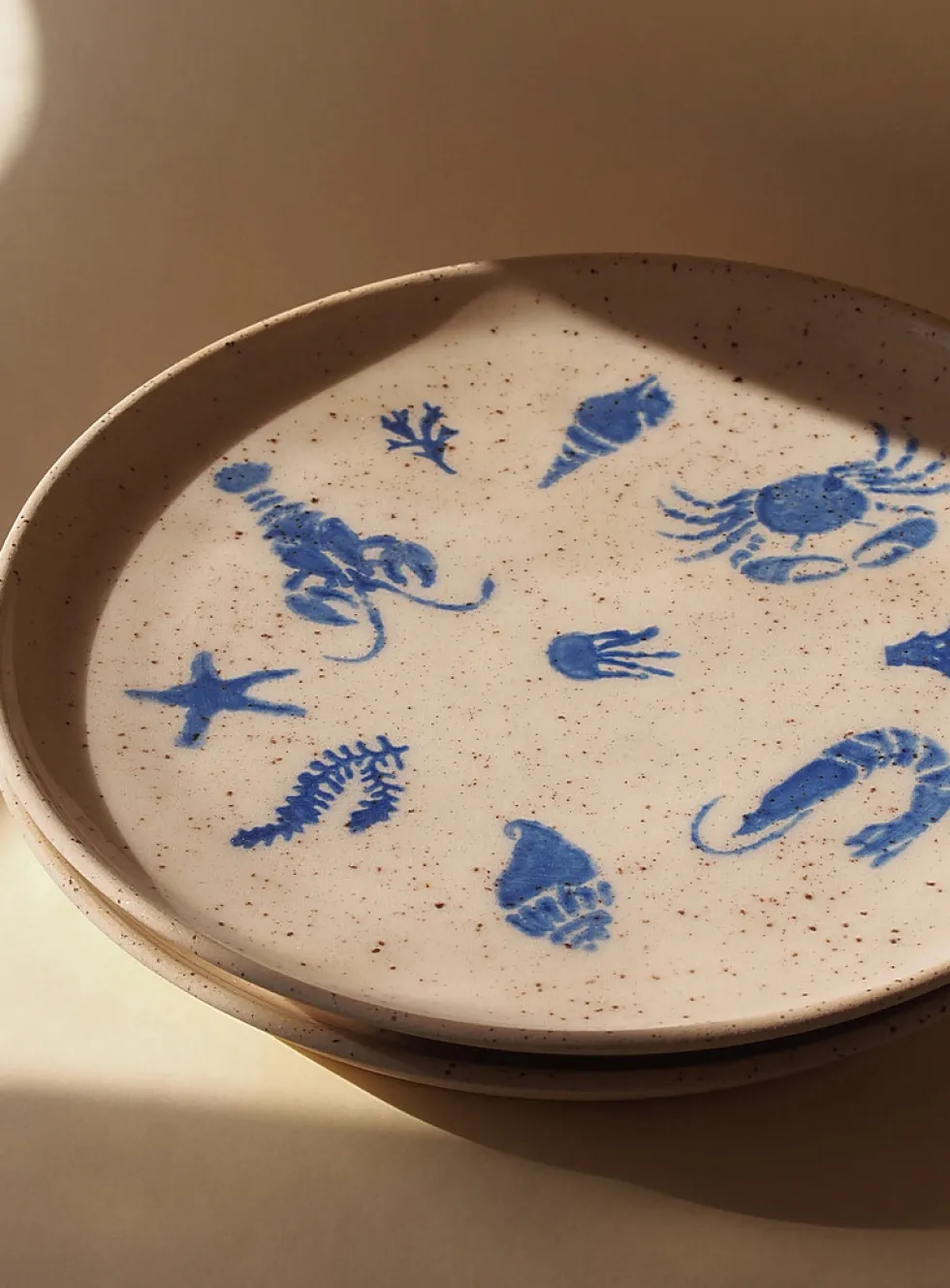 Sea Shack ceramic plates set