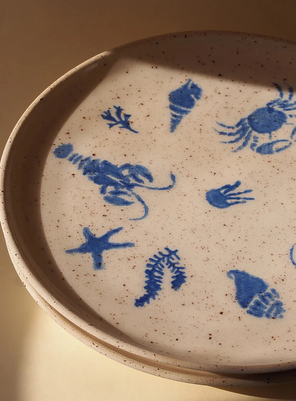 Sea Shack ceramic plates set