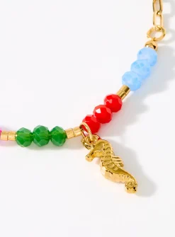 Seahorse bead bracelet