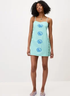Seashells pure cotton minidress