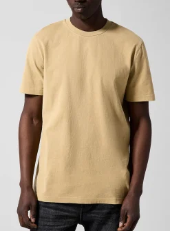 Seasonal beige logo T-shirt