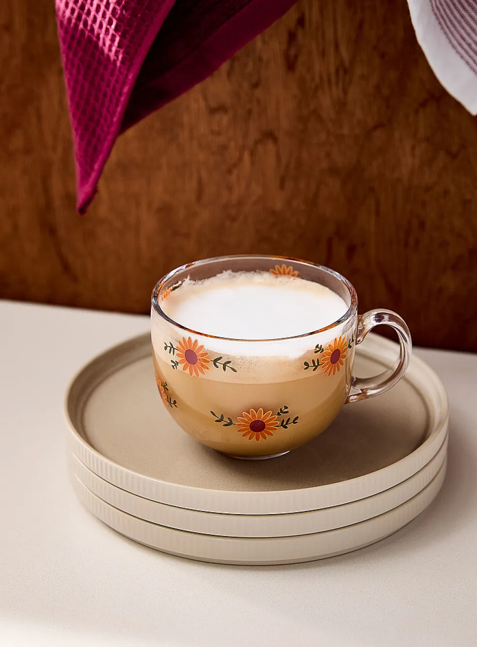 Seasonal flowers mug