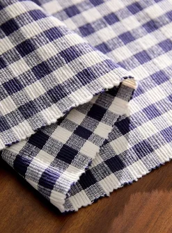Seasonal gingham placemat