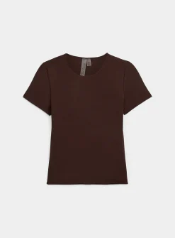 Second skin high neckline T-shirt