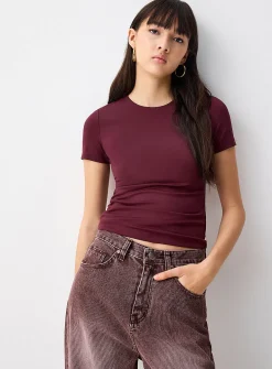 Second skin high neckline T-shirt