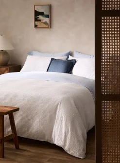 Seersucker duvet cover set