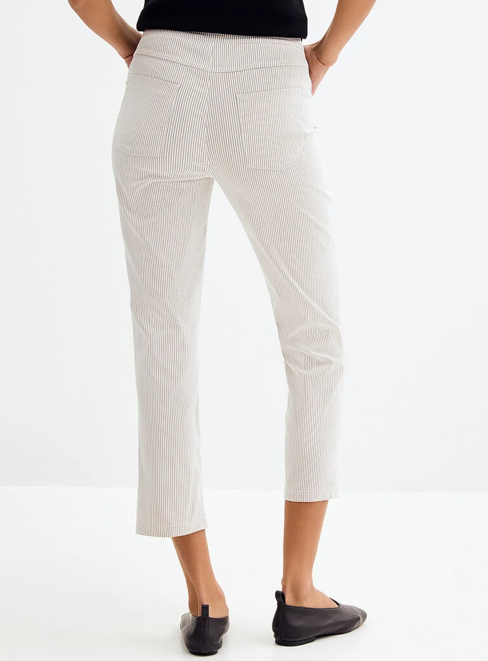 Seersucker striped legging