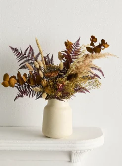 Selina vase dried flower bouquet