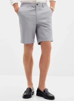 Semi-plain chino Bermudas