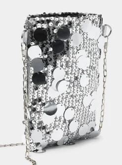 Sequined phone clutch
